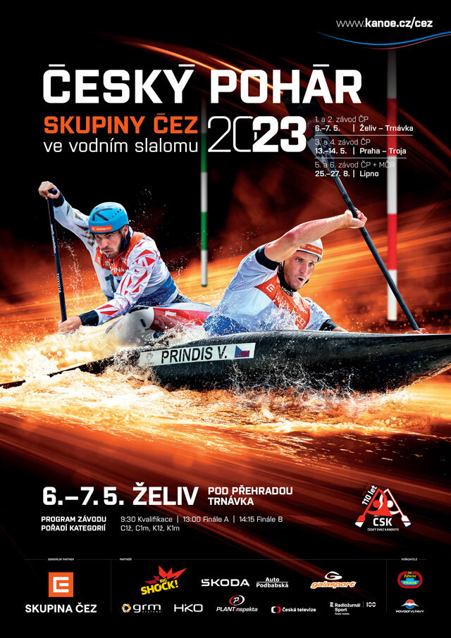 CP CEZ 2025 vodni slalom Želiv