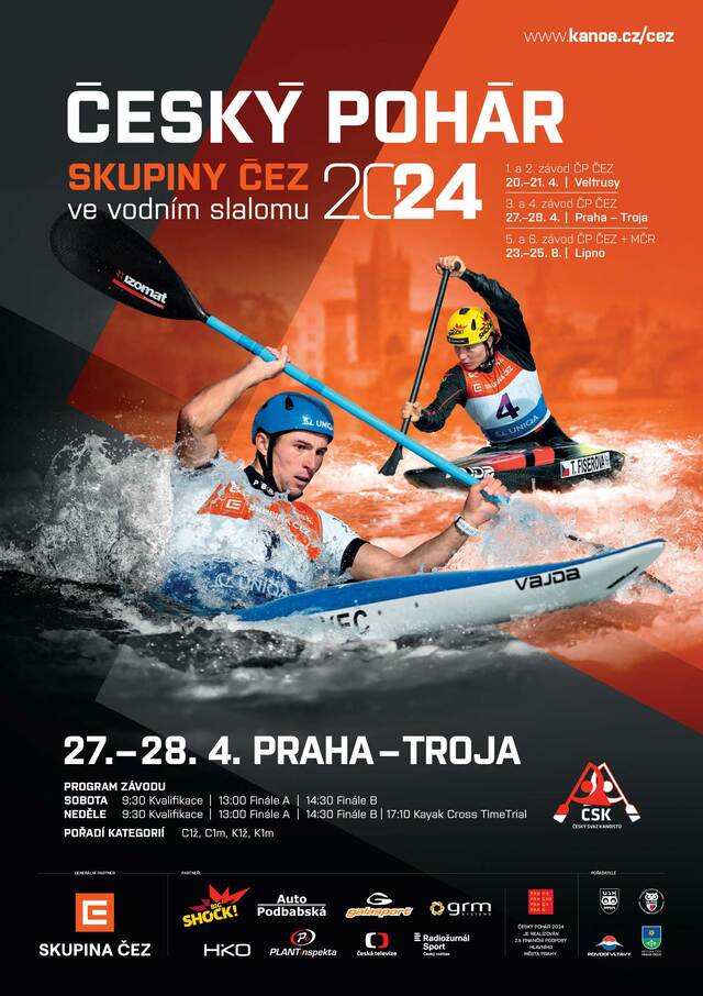 CP CEZ 2024 vodni slalom PRAHA