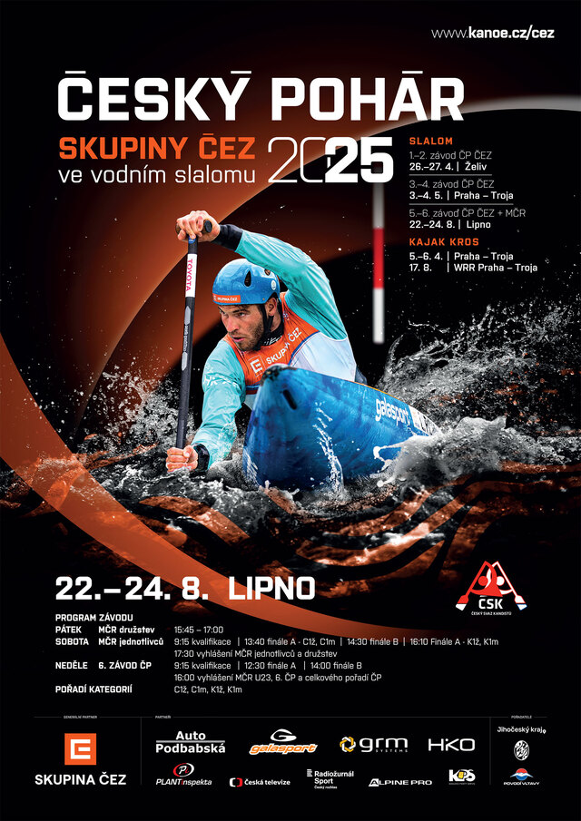 CP CEZ 2023 vodni slalom LIPNO